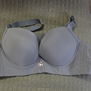 Elegant Gray Underwire Bra
